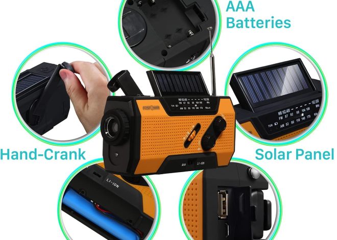 FosPower All-in-One Emergency Weather Radio (Model A1)