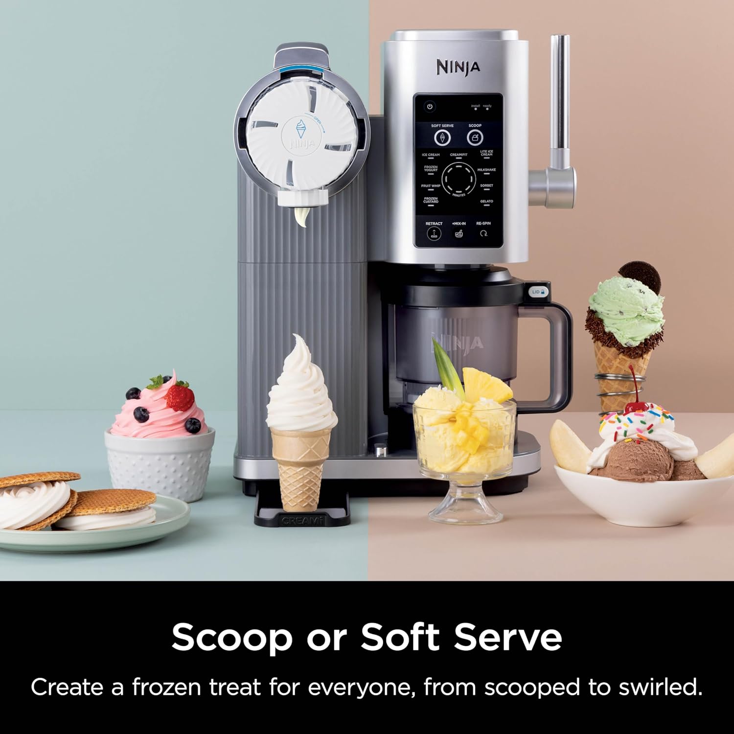 Ninja Swirl by CREAMi: Craft Ice Cream, Sorbet, and Milkshakes at Home