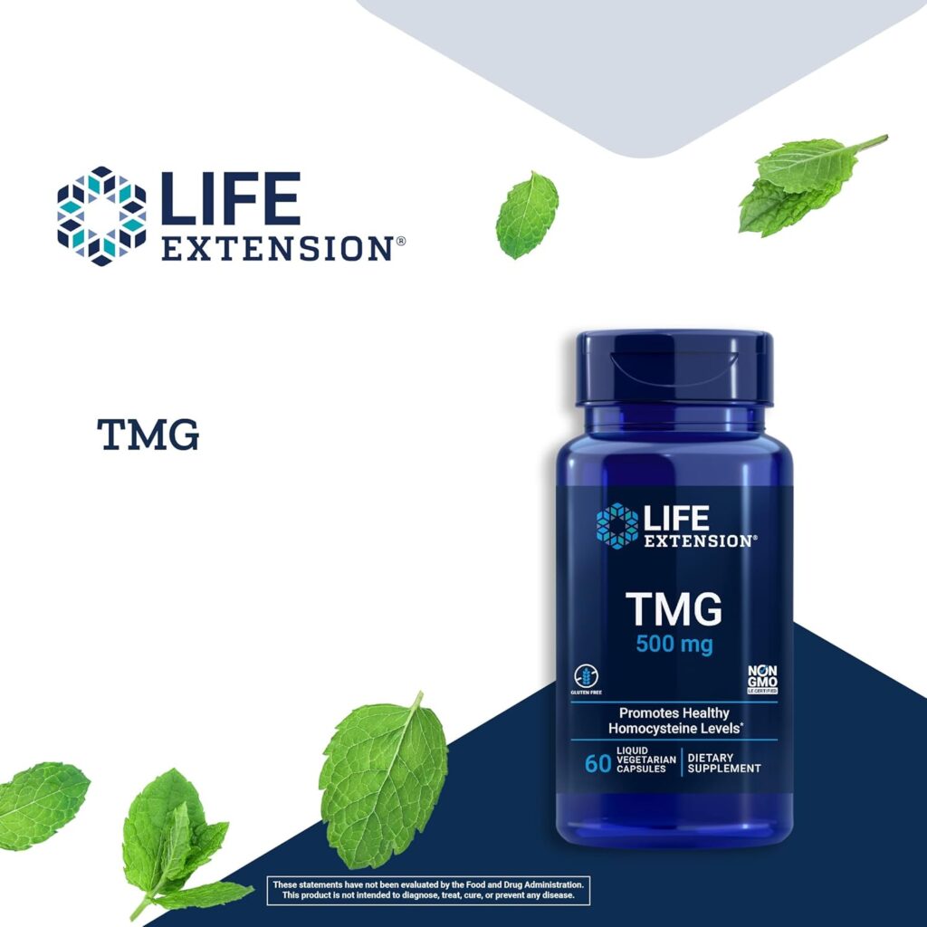 TMG 500 mg Supplement for Healthy Homocysteine Levels